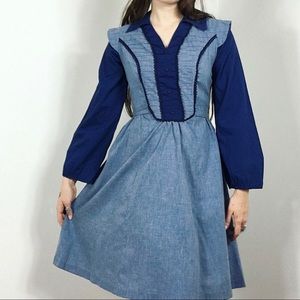 Vintage blue dress